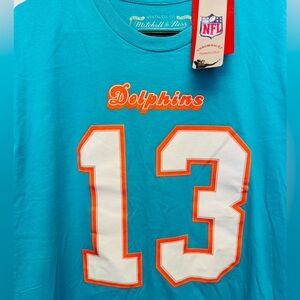 NWT Mitchell & Ness Dan Marino Dolphins Jersey T-Shirt XL